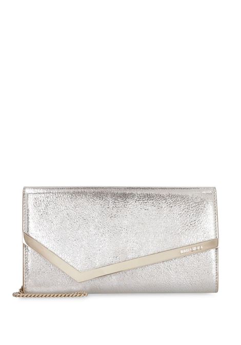 Champagne Emmie clutch bag Jimmy choo - women JIMMY CHOO | EMMIEGLECHMPGN